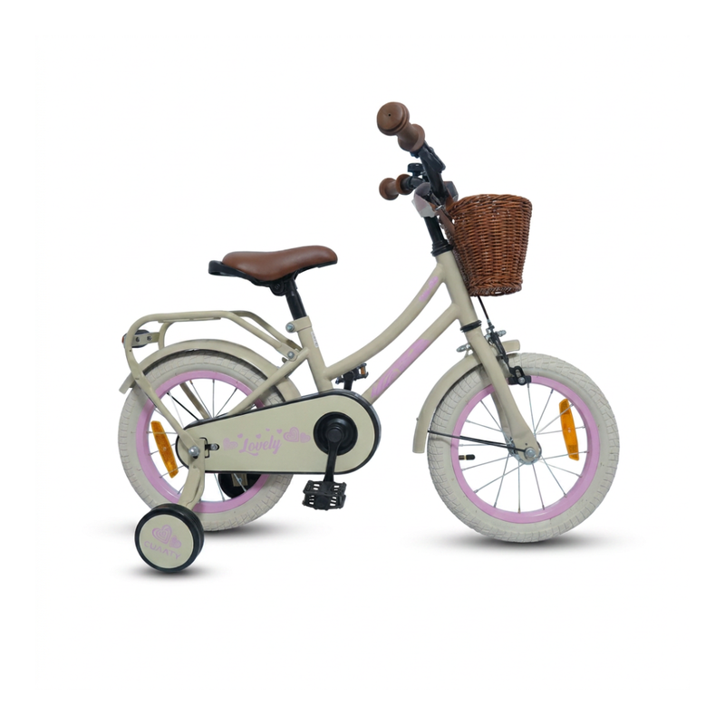 CHANTY Lovely 14" Beige Pigecykel | 3-5 År |