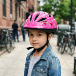 Chanty Børnehjelm – Pink Sommerfugl